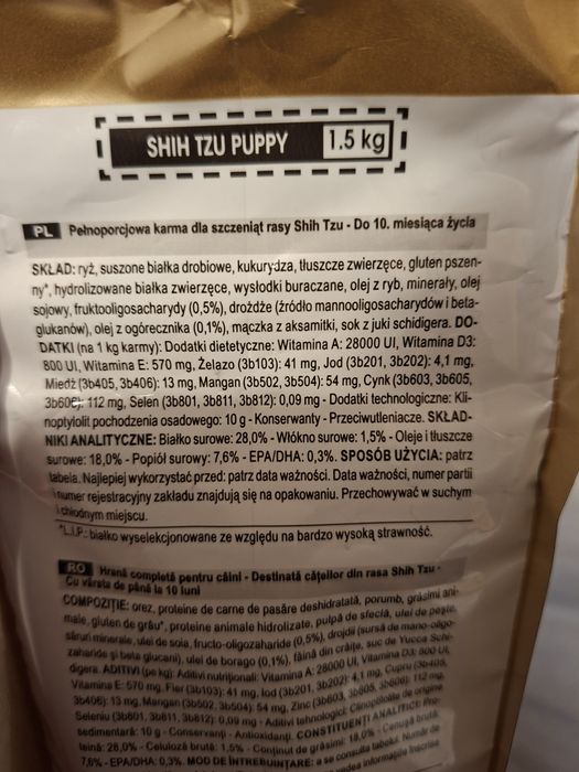 Karma shih tzu Royal Canin 1.5kg