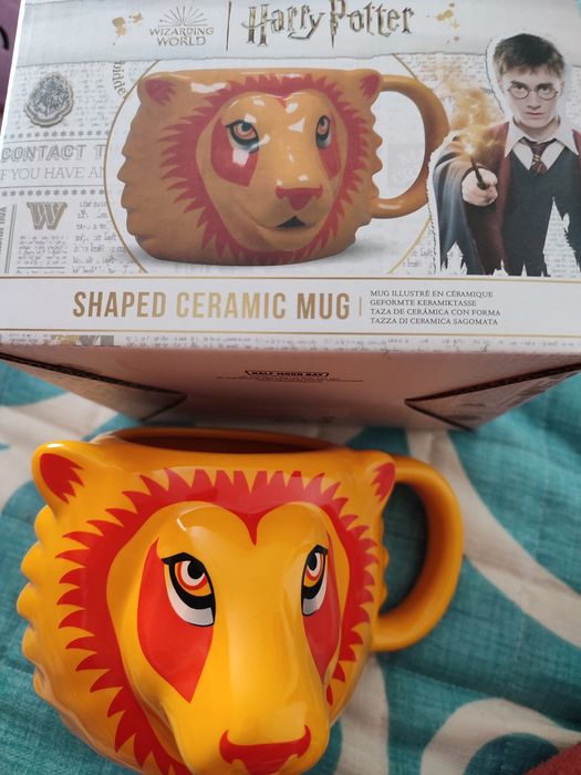 Caneca Griffindor Harry Potter NOVA