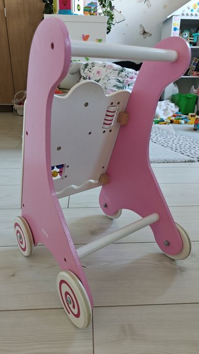 Drewniany Pchacz Chodzik Edukacyjny dla dzieci, Viga Toys