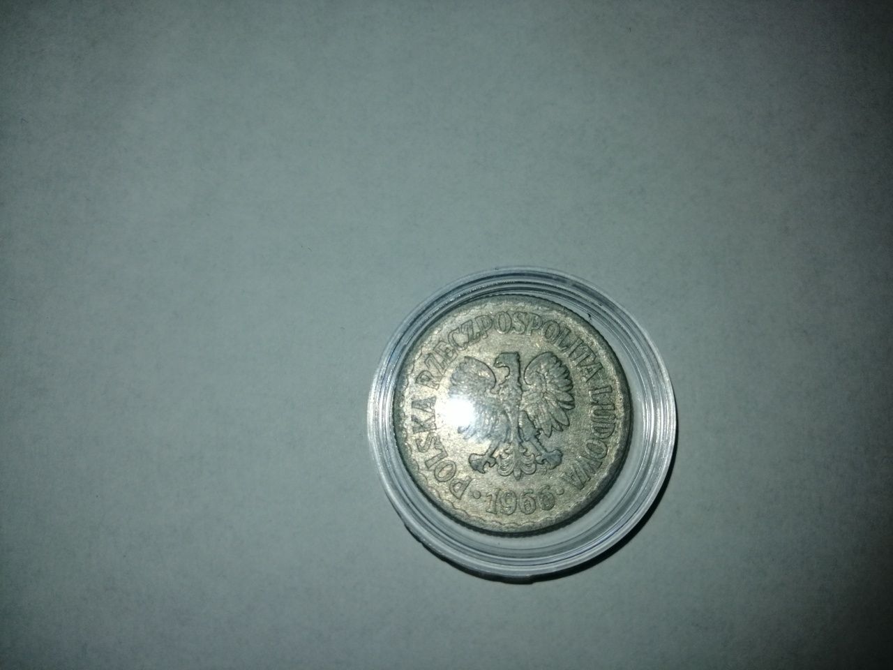 1 zloty PRL rocznik 1966 aluminium