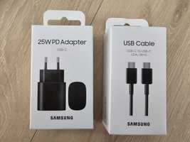 Oryginalna ładowarka adapter Samsung 25W + Kabel USB-C 1.8m