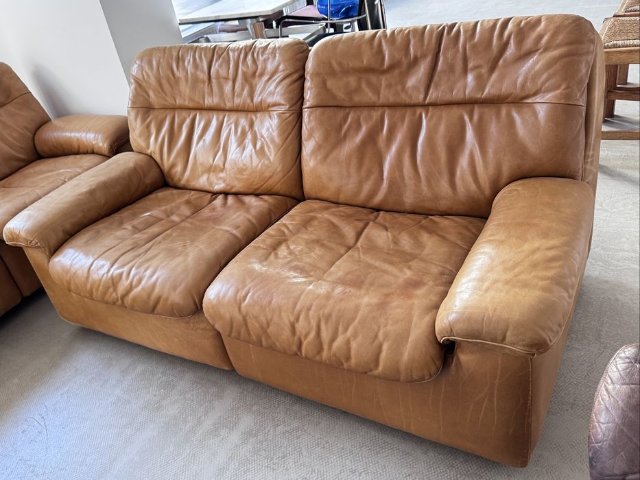 Kanapa skórzana karmelowa  DeSeDe