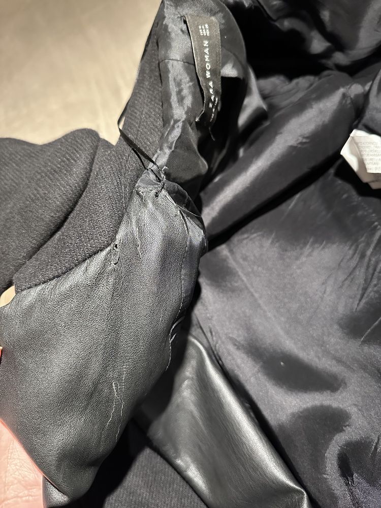 Wełniana marynarka żakiet Zara do przeróbki