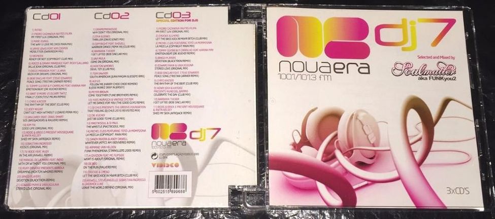 CD Discoteca NOVA ERA "dj7" 3xCD´s originais