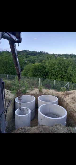 Копаємо каналізації Чернівці | Септики з переливом 6, 10, 15 м³ |