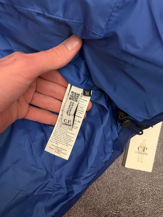 CP Company x Palace puffer чорна куртка пуховик сп компані пелес синя