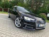 Audi A4 A4 B9 S-LINE Automat, Virtual, ORYGINALNY LAKIER bogata wersja