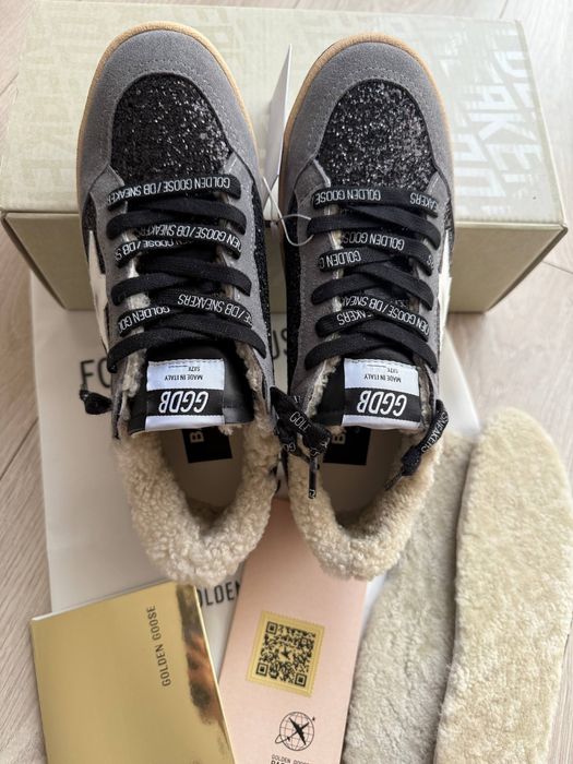 Теплые кеды GGDB (зимові кеди Golden Goose)