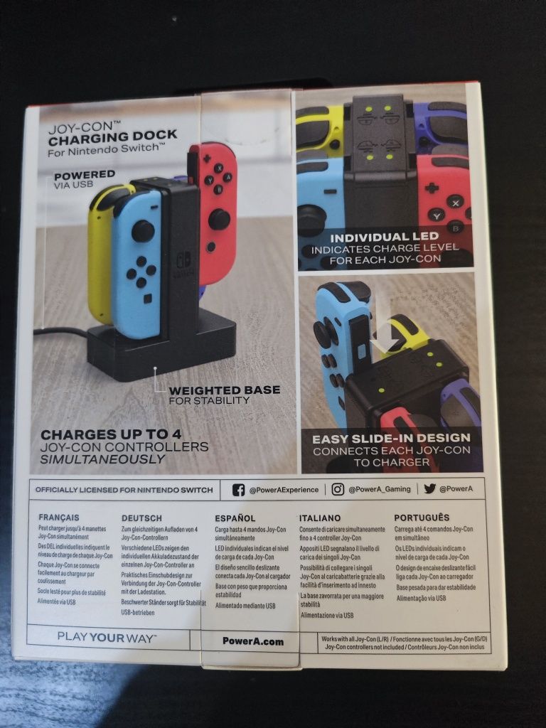 Nintendo switch charging dock