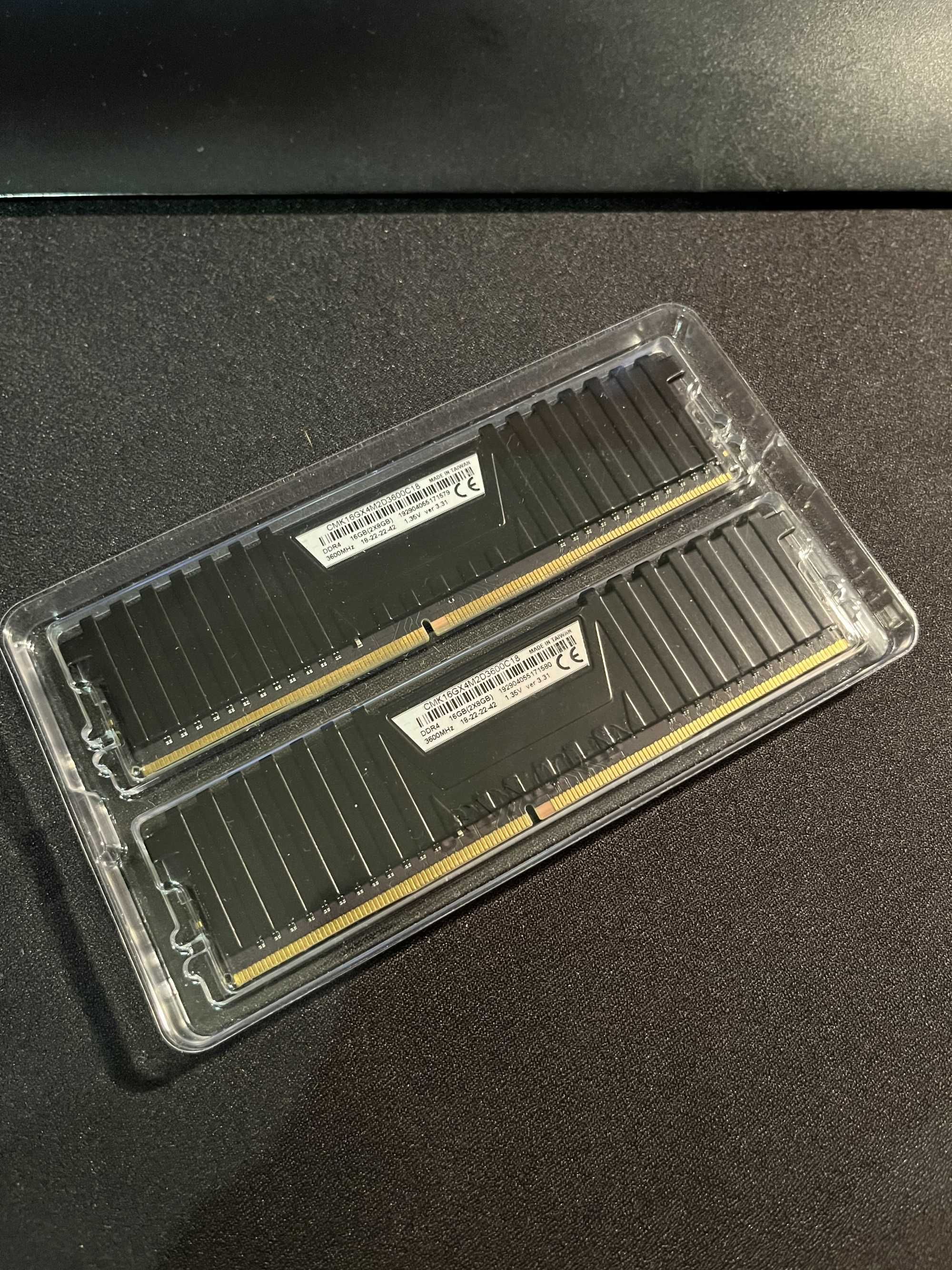 RAM DDR4 Corsair 16GB (2x8GB) 3600MHz CL18 LPX Vengeance