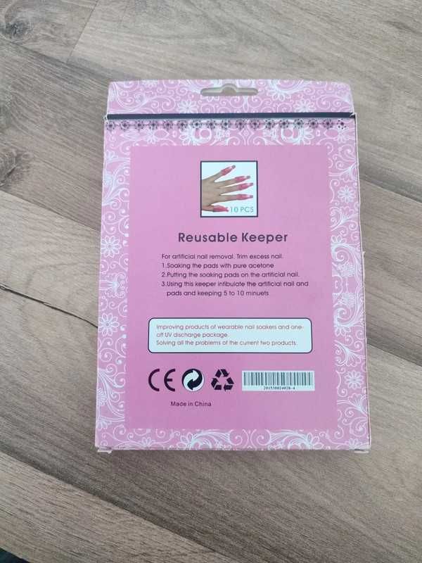 Klipsy do ściągania lakieru z paznokci