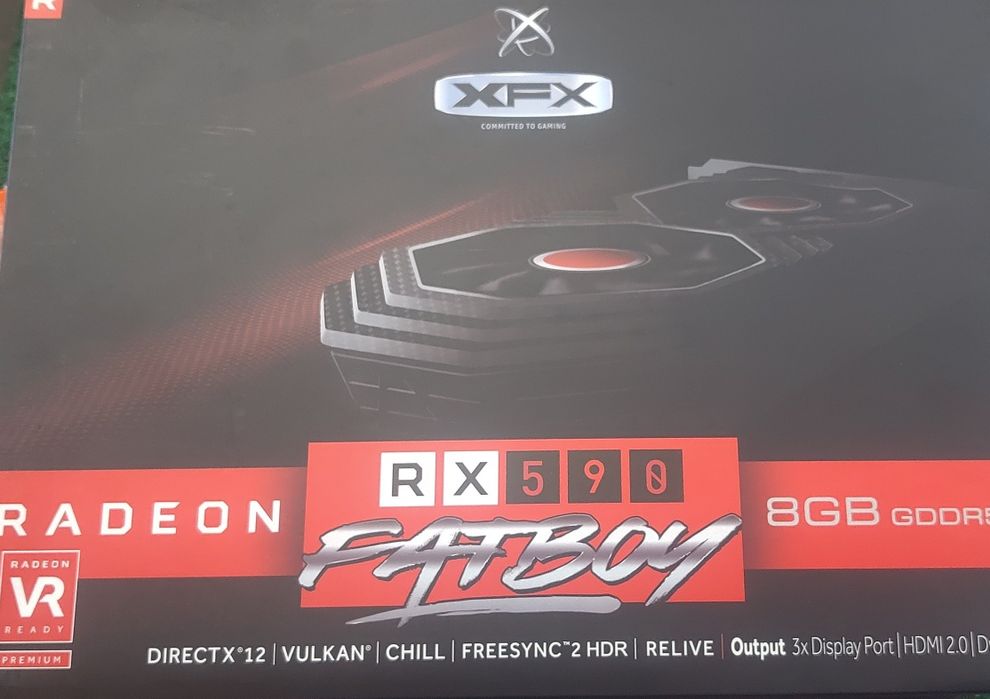 Placa Gráfica Black Fat Boy Rx590 8GB