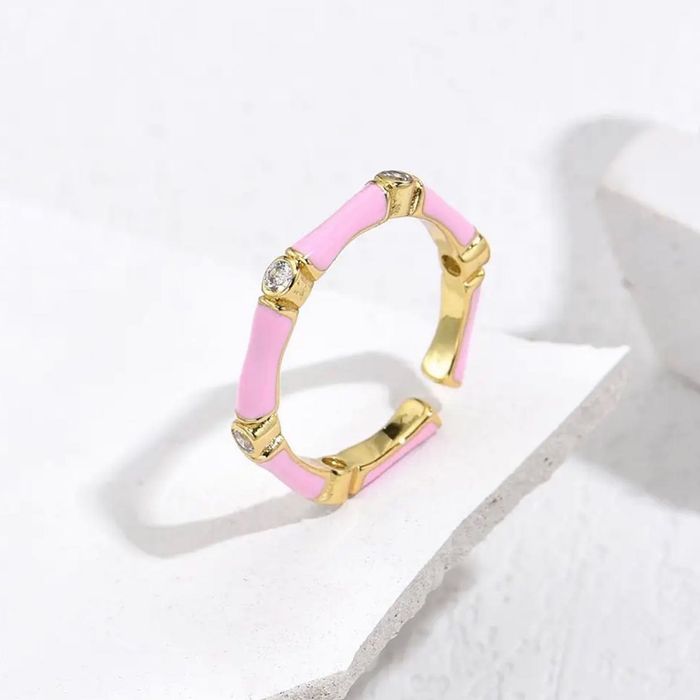 Anel ajustável para qualquer pessoa - esmaltado em várias cores