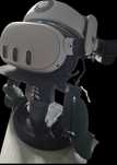 Okulary VR Meta quest 3 + opaska bobby vr + baza ładowania