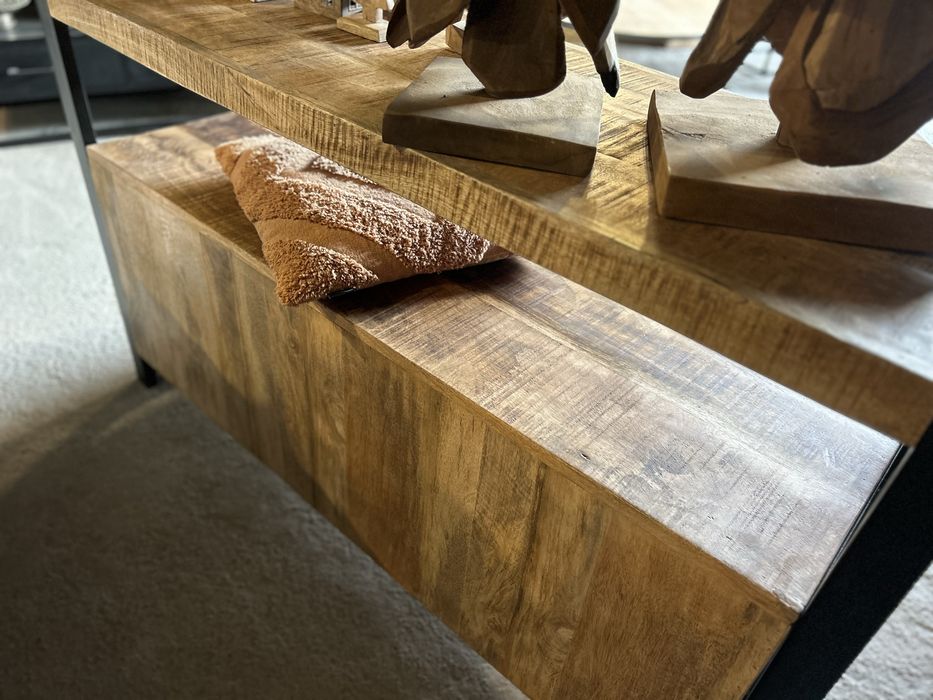 Komoda nowoczesna LOFT drewniana mango