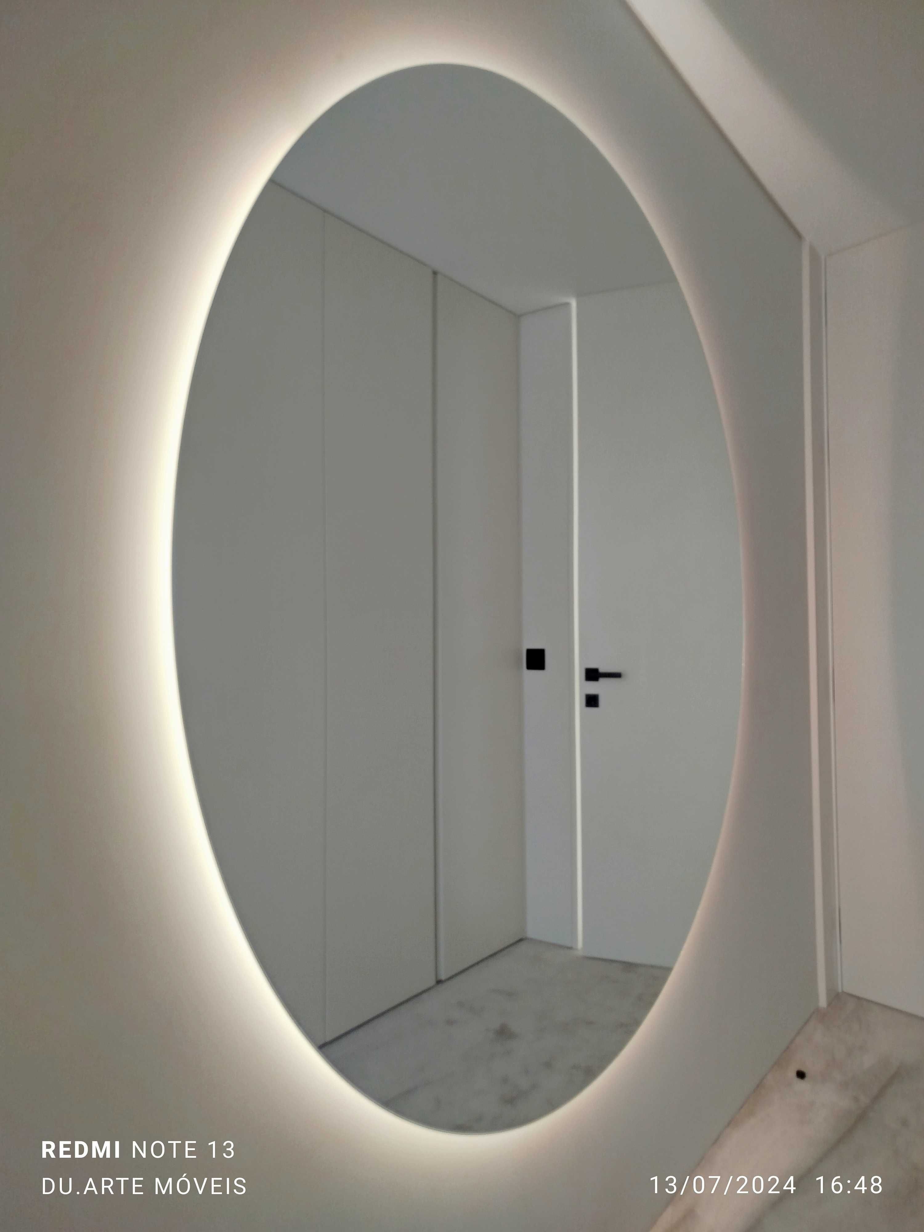 Novos Espelho xxl 1,70m com led oculto