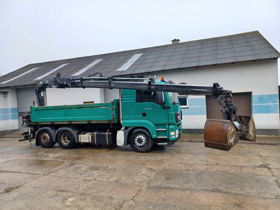 MAN TGS 26.360 wywrotka + HDS