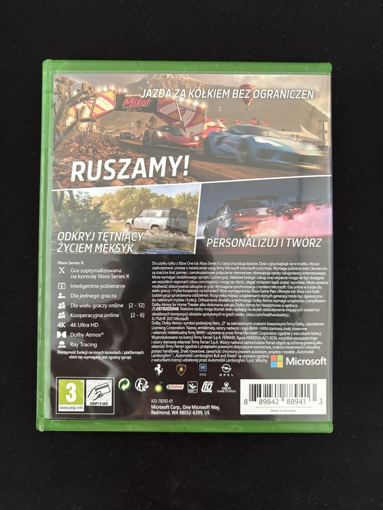 forza horizon 5 x box