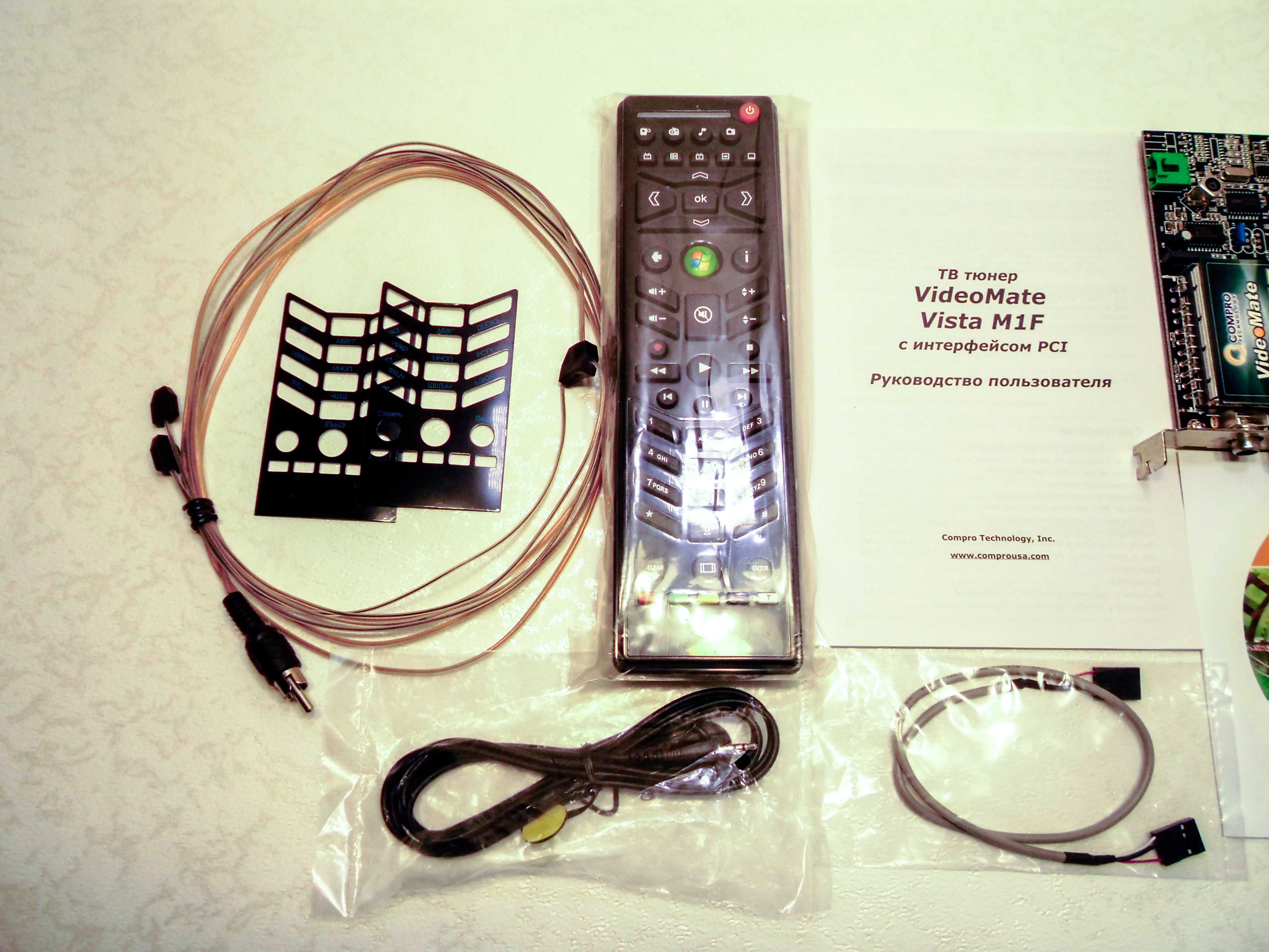 ТВ тюнер VideoMate Vista M1F с интерфейсом PCI