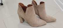 Buty damskie botki zamszowe r. 38