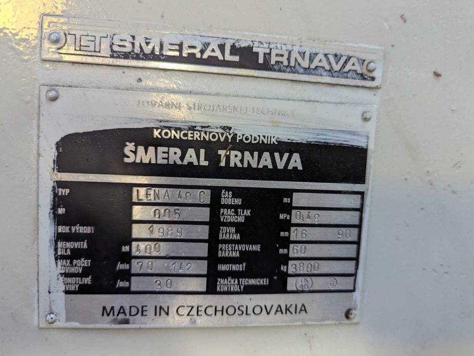 Prasa mimośrodowa LEN 40C