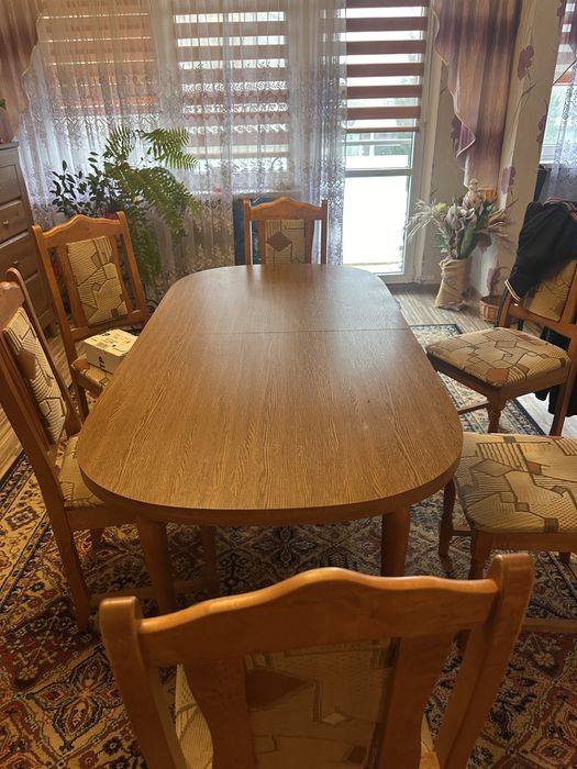 Stol z krzeslami odbior osobisty