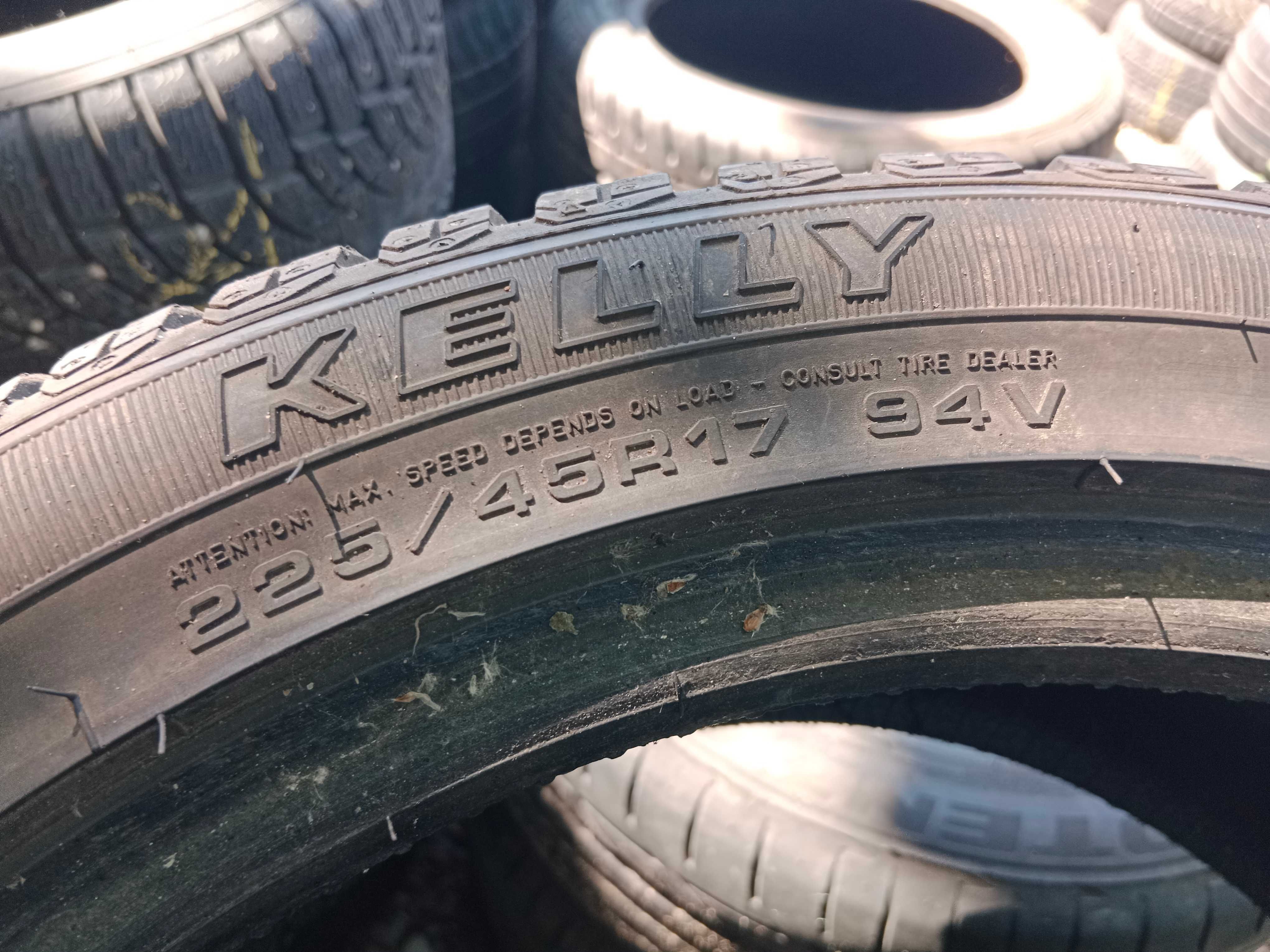Opona używana 225/45R17 Kelly Winter HP 1szt.