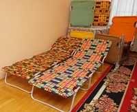 Łóżko Turystyczne składane z materacem NOWE