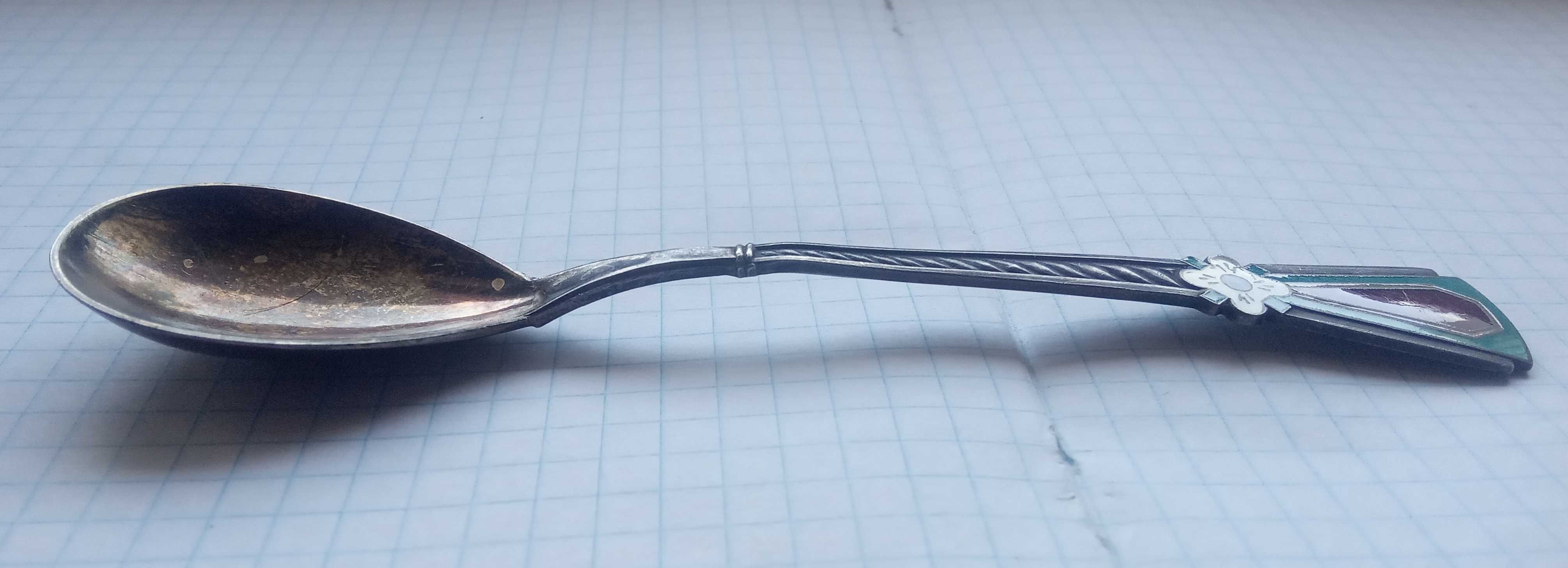 Ложка чайная, серебро.