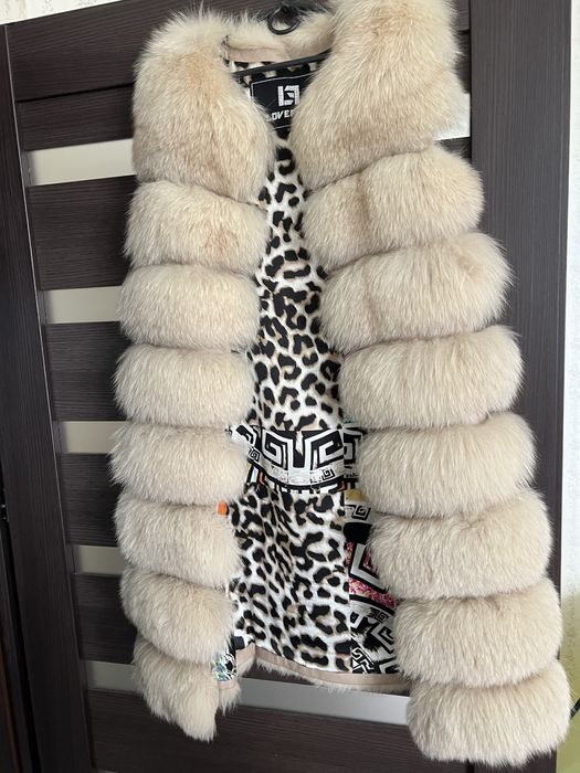 Песцовая жилетка