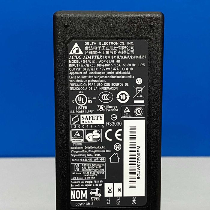 Carregador Acer - 65W (NOVO)