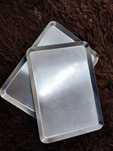 Bandejas em inox 27,5x 19,50