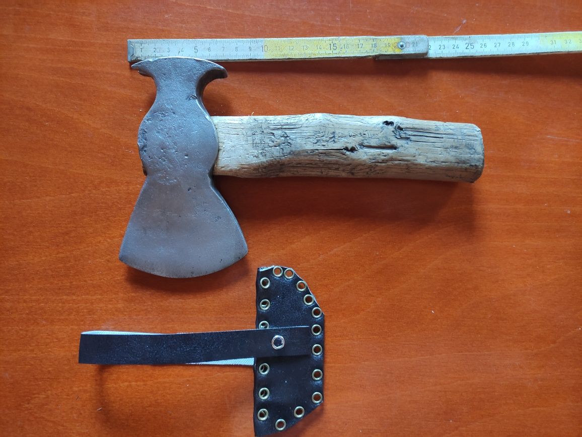 Stary zabytkowy toporek saperski survival kolekcja unikat siekierka