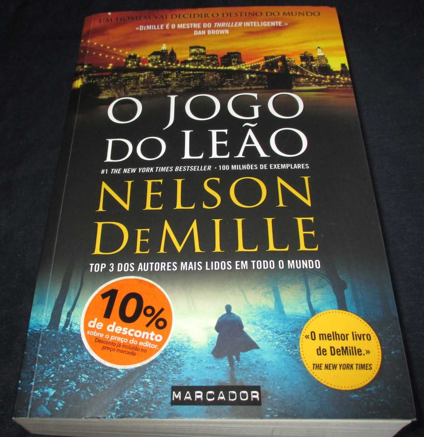 Livro O jogo do leão Nelson DeMille Marcador