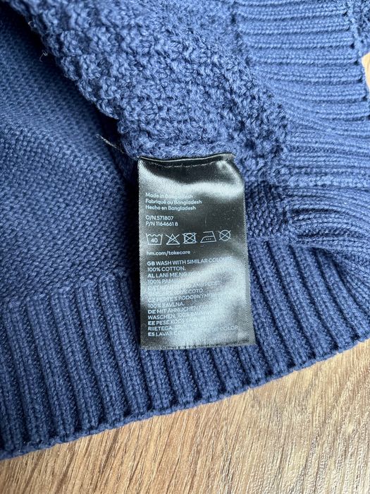 Светр H&M бавовна нарядний на хлопчика свитер