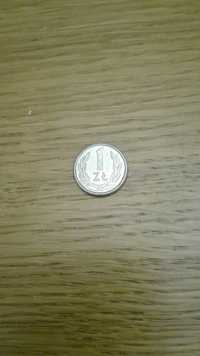 Moneta 1 złoty 1989