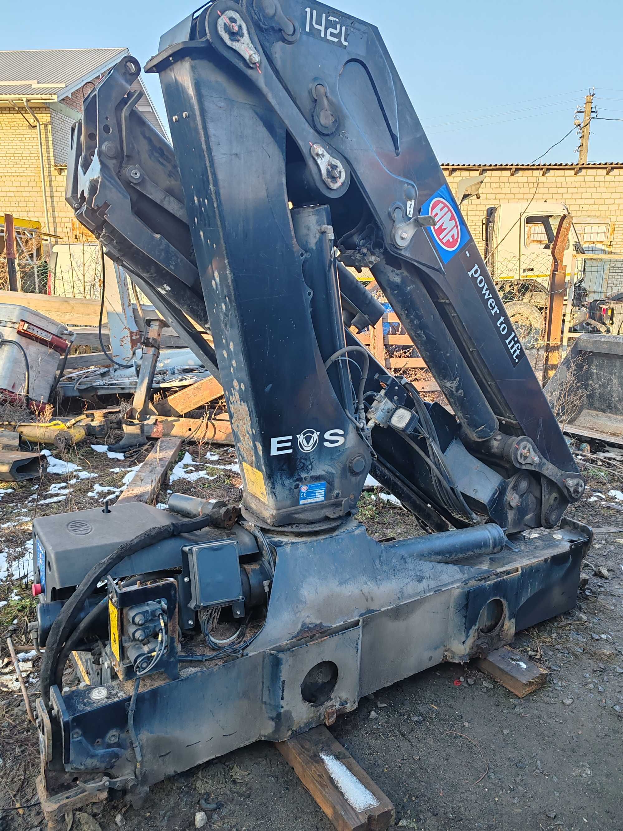 Кран маніпулятор HMF 1420 K2 Palfinger Hiab Fassi Copma Atlas