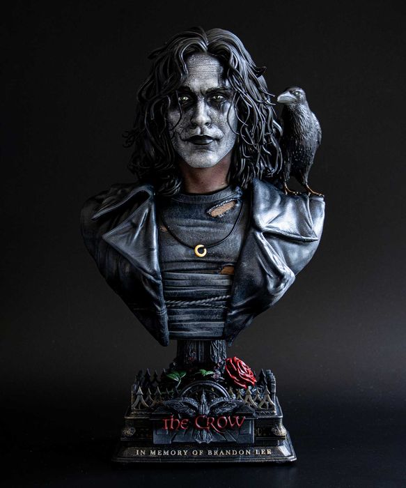 The Crow Kruk Brandon Lee Popiersie Ręcznie Malowane 1/4 Figurka