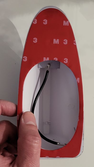 Antena samochodowa typu płetwa, nowa kolor szary