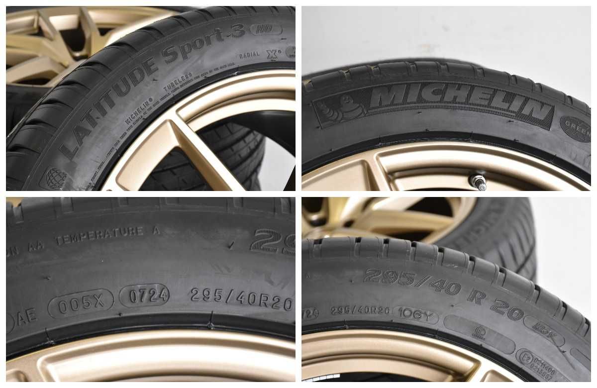 Koła Porsche 20 OE MACAN TURBO S GTS Nowe LATO Michelin 2024 GOLD