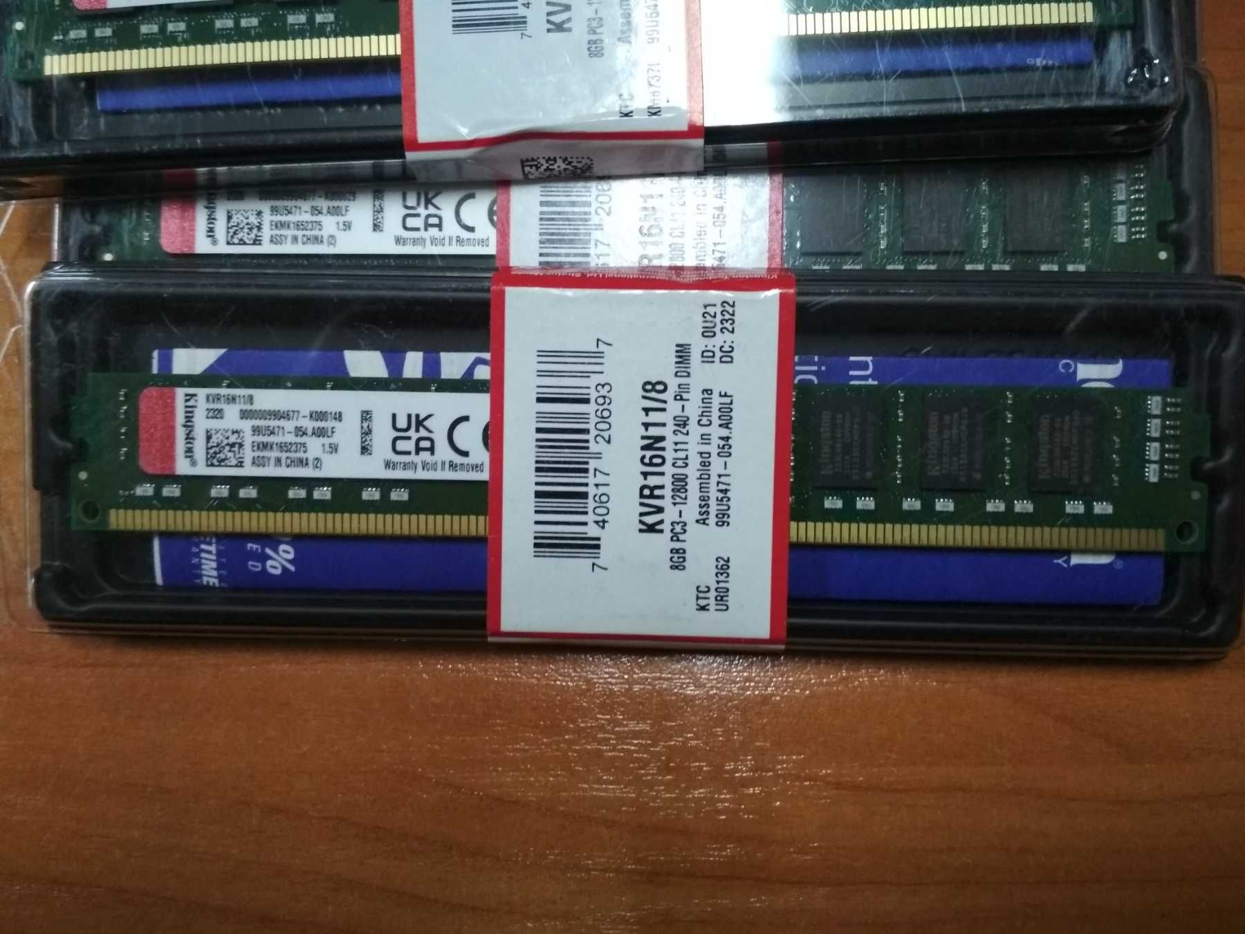 Оперативна пам'ять 8GB DDR3 Kingston 12800