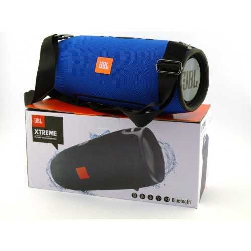 Портативная блютуз колонка JBL Xtreme, 22см, синяя, есть опт