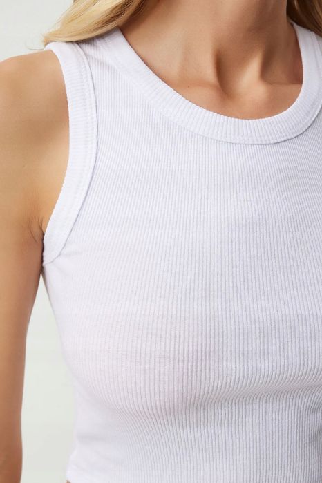 Happiness Istanbul 36 S Biały Klasyczny Top J27742