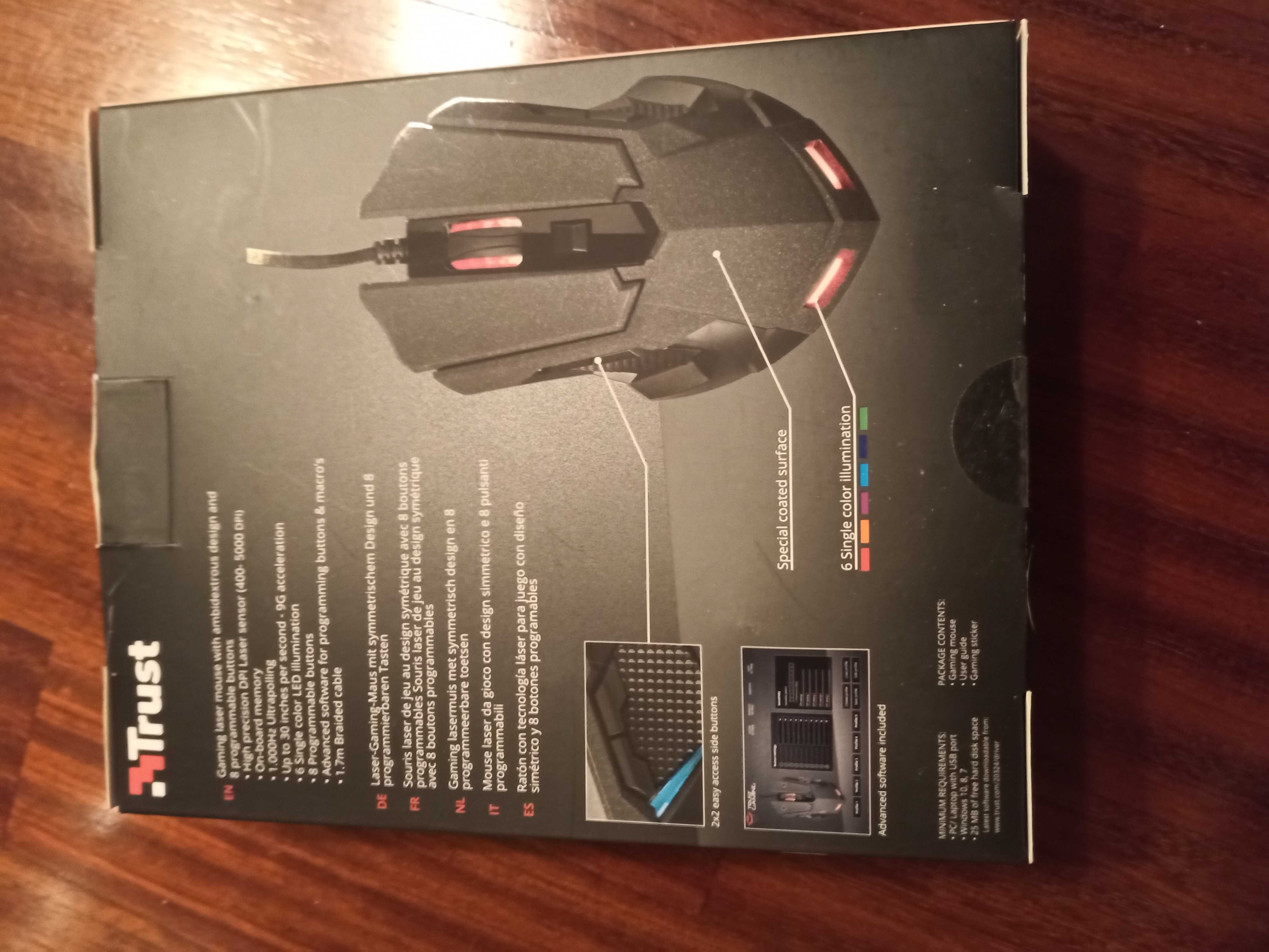 Gaming Laser Mouse - Trust GTX - ORNA - PC e Laptop
