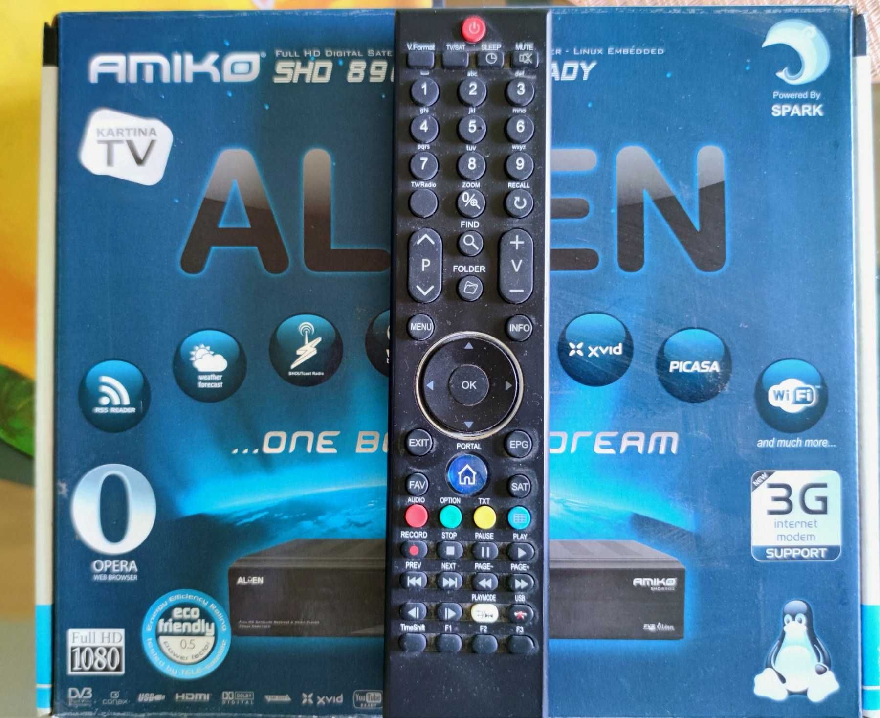 Спутниковый HD ресивер Amiko SHD-8900 Alien