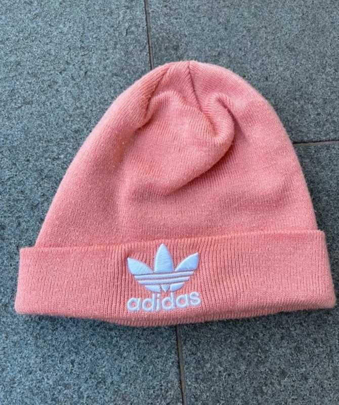 Czapka Damska Beanie Różowa Adidas Old Logo, Adidas Originals Onesize