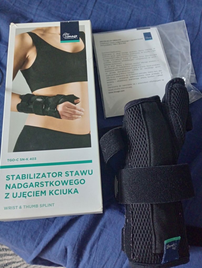 Orteza-Stabilizator stawu nadgarstkowego z ujęciem kciuka M