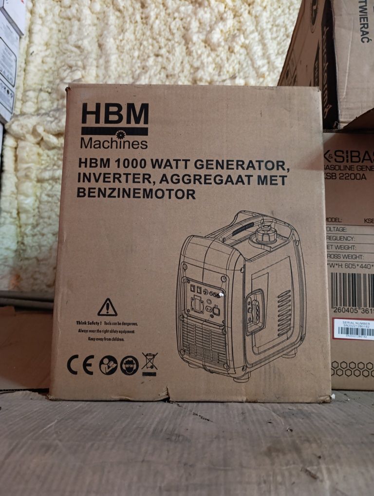 Генератор інвенторний HBM 1000 watt model 10862
