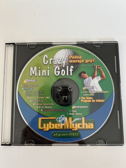Gra PC Crazy Mini Golf z magazynu CyberMycha 01/2003