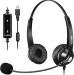 Callez C502 Słuchawki przewodowe z mikrofonem Call Center ZESTAW USB